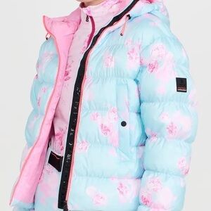Bogner x LoveShackFancy Floral Puffer Jacket size EU 38 US 8 ❄️🌸